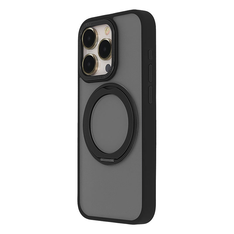 Secure Spinning Mag Case for iPhone 15 Plus 6,7" black