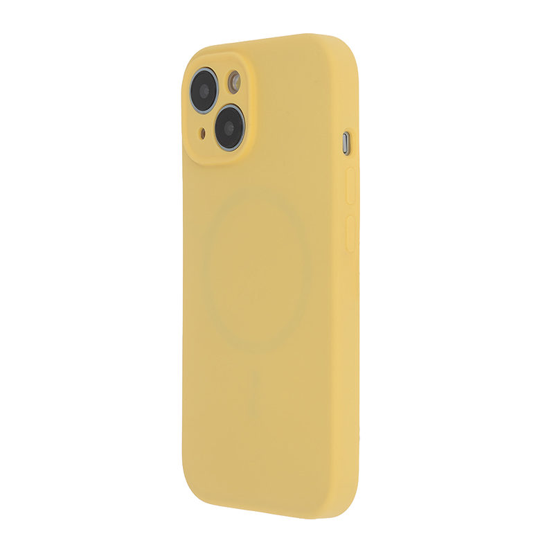 Soft Touch Mag Case for iPhone 15 Plus 6,7" pastel yellow