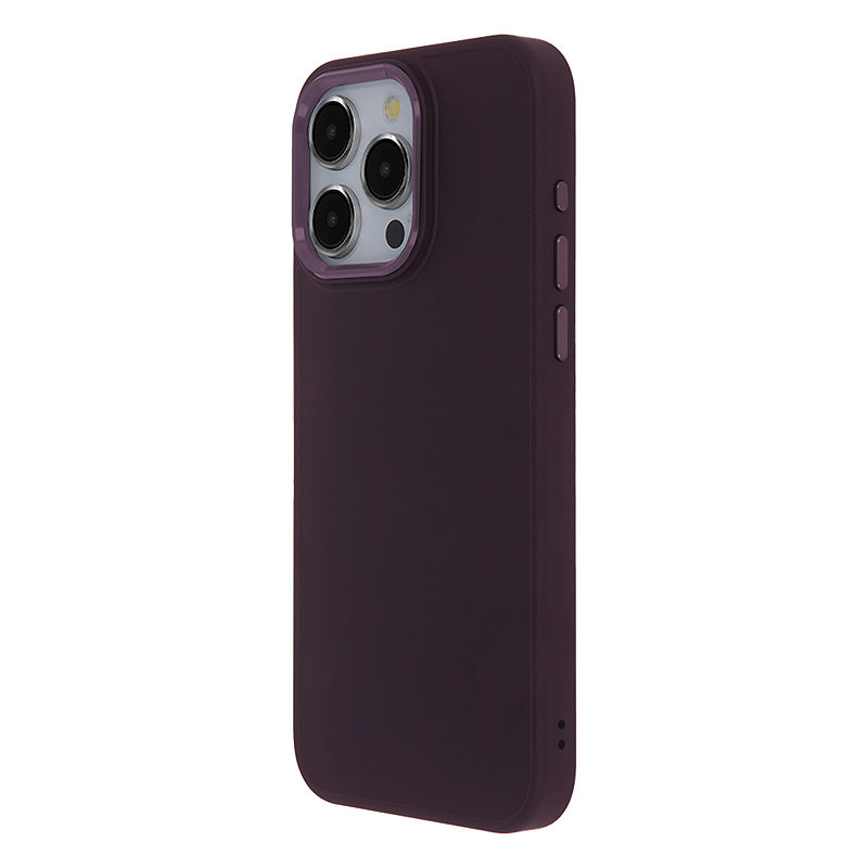 Satin Elegant Case for iPhone 12 / 12 Pro 6,1" burgundy