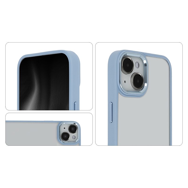 Satin Elegant Matt Case for Samsung Galaxy S23 FE blue