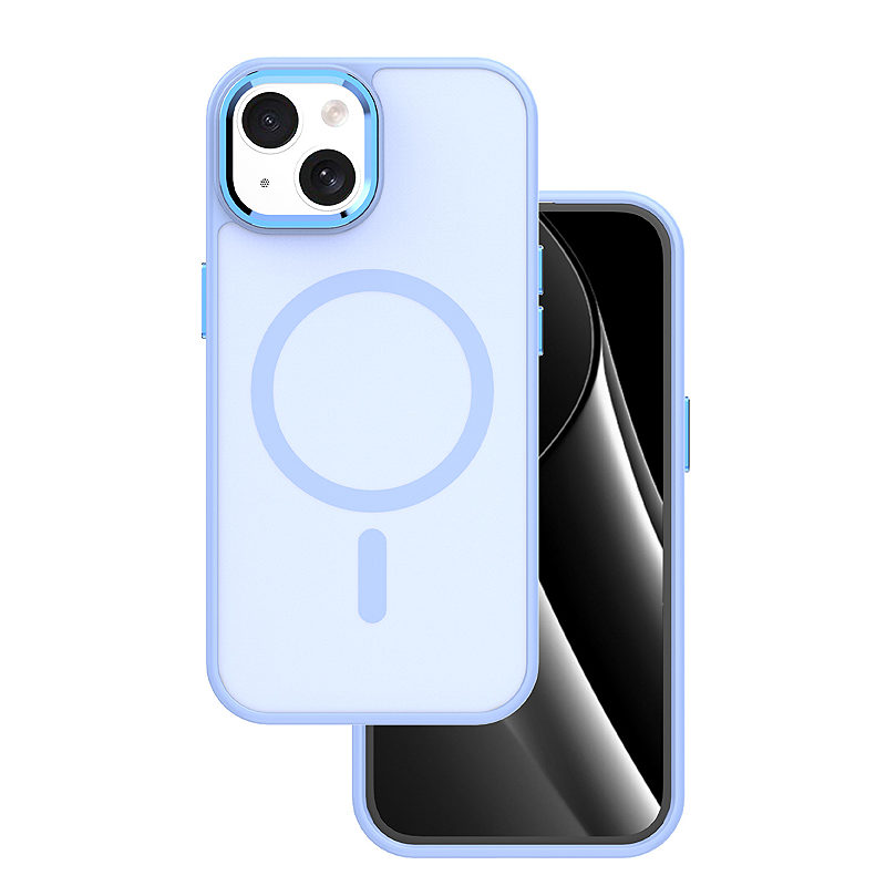 Frozen Mag case for iPhone 15 6,1" light blue