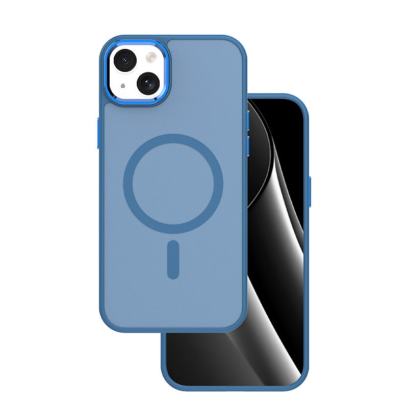 Frozen Mag case for iPhone 14 6,1" navy blue