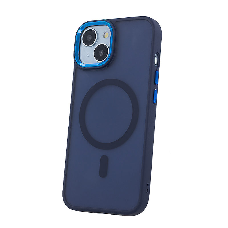 Frozen Mag case for iPhone 15 6,1" navy blue