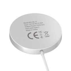 Alternative view of BWOO WL-12 PD wireless charger 15W black