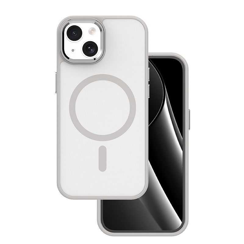 Frozen Mag case for iPhone 15 6,1" grey