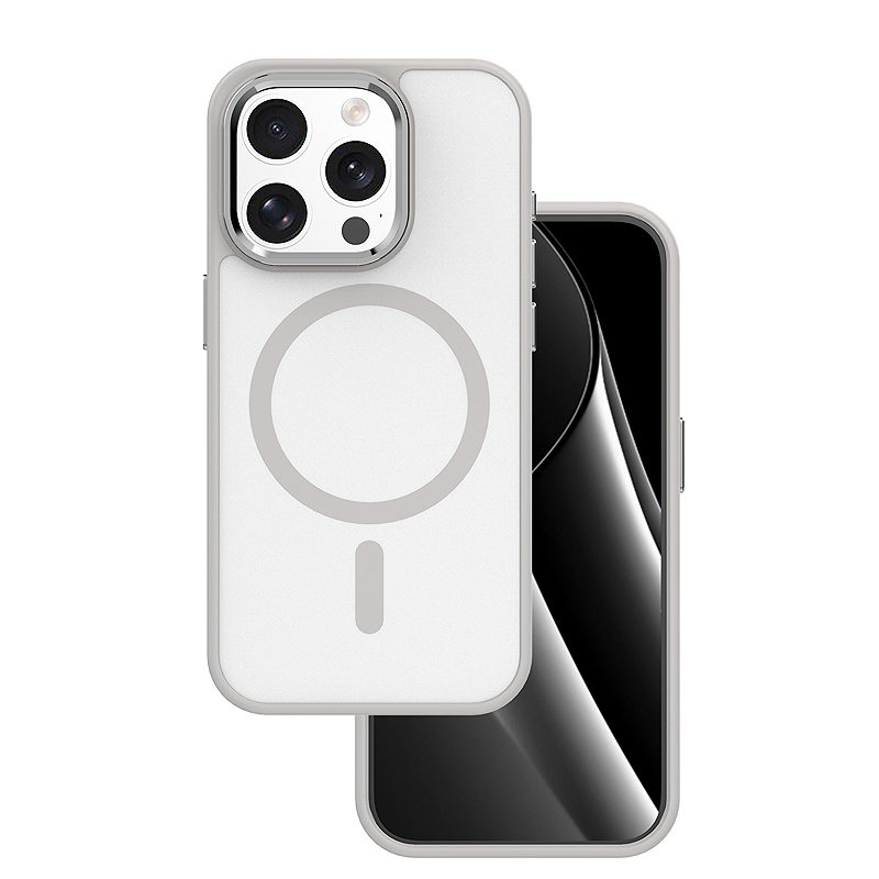 Frozen Mag case for iPhone 15 Pro 6,1" grey
