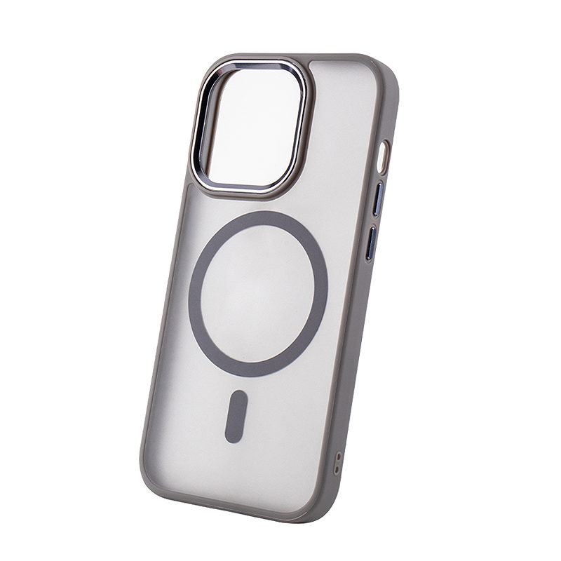 Frozen Mag case for iPhone 15 Pro 6,1" grey