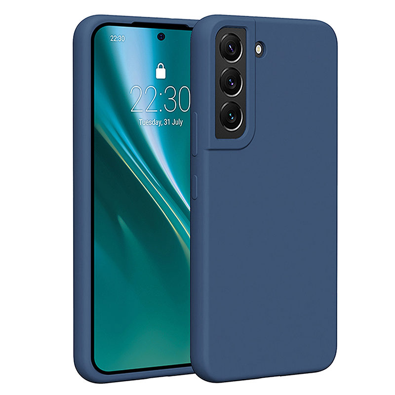 Etteri Silicone case for Samsung Galaxy S22 dark blue