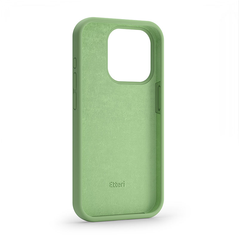 Etteri Silicone case for Samsung Galaxy A35 5G light green