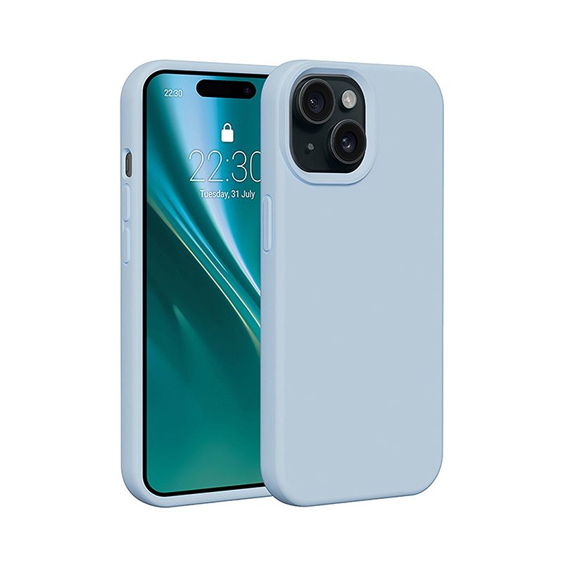 Etteri Silicone case for iPhone 11 light blue
