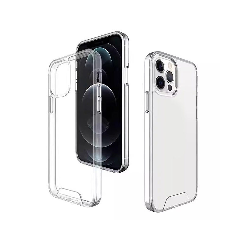 Hybrid Crystal case for iPhone X / XS transparent big hole