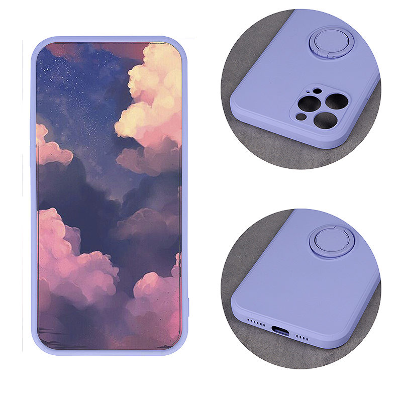 Finger Grip case for iPhone 16 Pro Max 6,9" purple