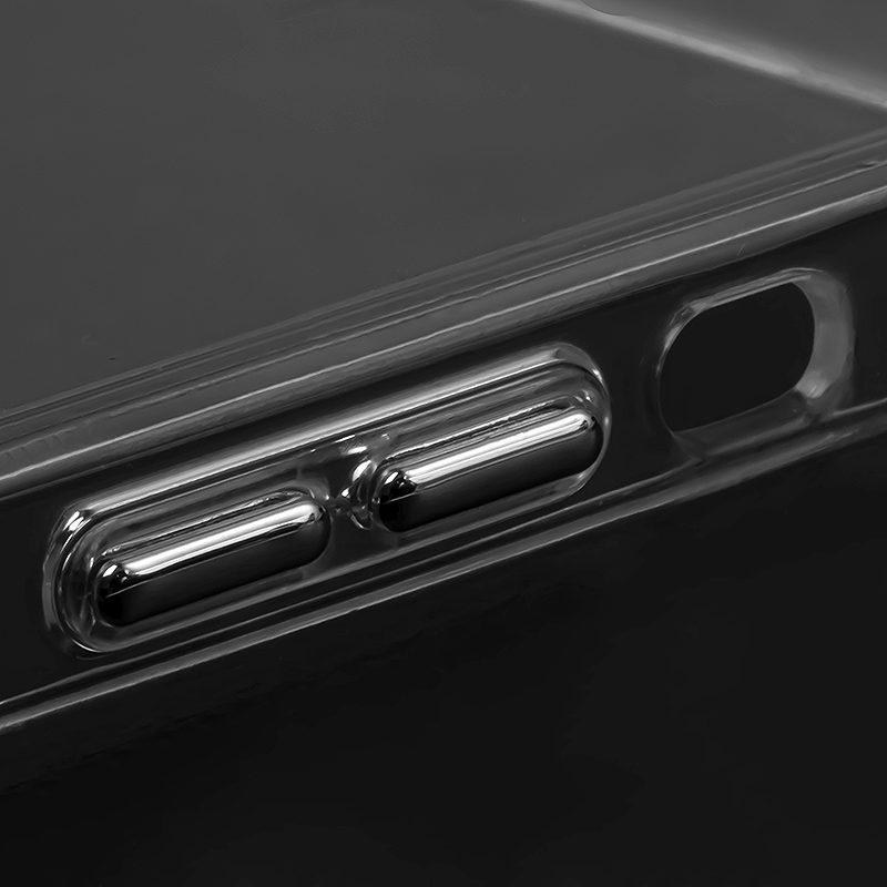 Hybrid Crystal case for iPhone 16 Pro Max 6,9" transparent big hole
