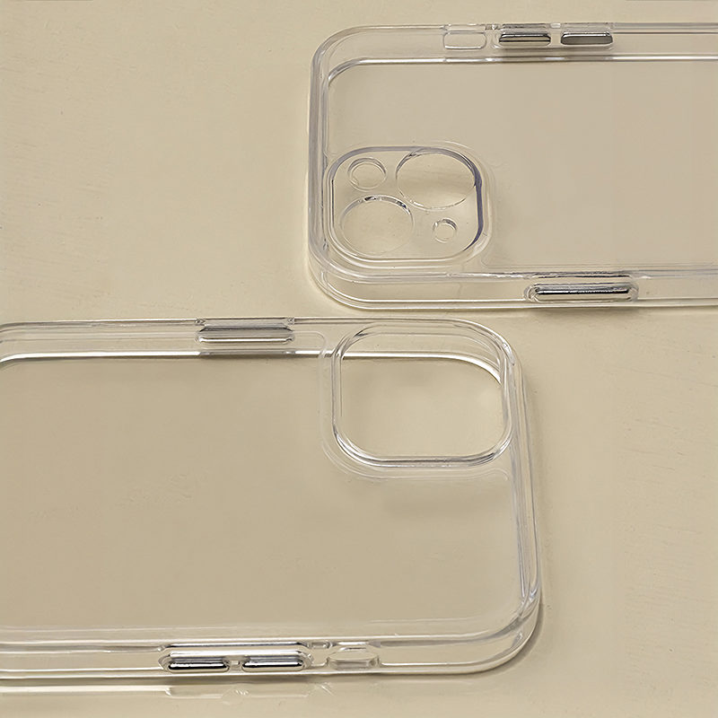 Hybrid Crystal case for iPhone 16 Pro Max 6,9" transparent big hole