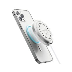 Alternative view of Forever MAWC-300 magnetic wireless charger Qi2 15W silver