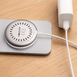 Forever MAWC-300 magnetic wireless charger Qi2 15W silver - Billede 4