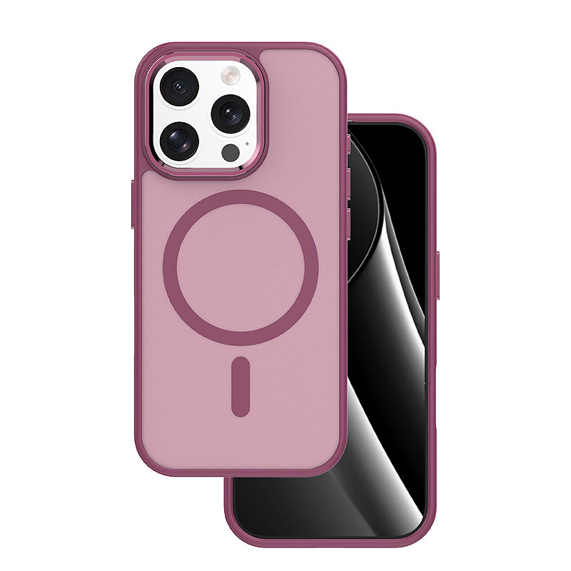 Frozen Mag case for iPhone 16 Pro Max 6,9" red