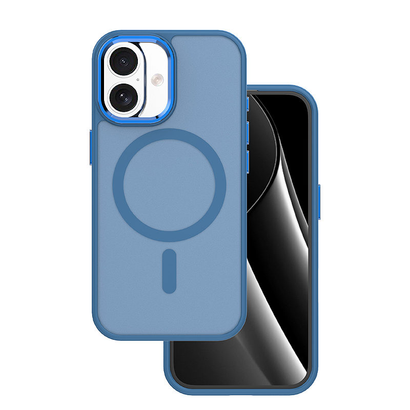 Frozen Mag case for iPhone 16 6,1" navy blue