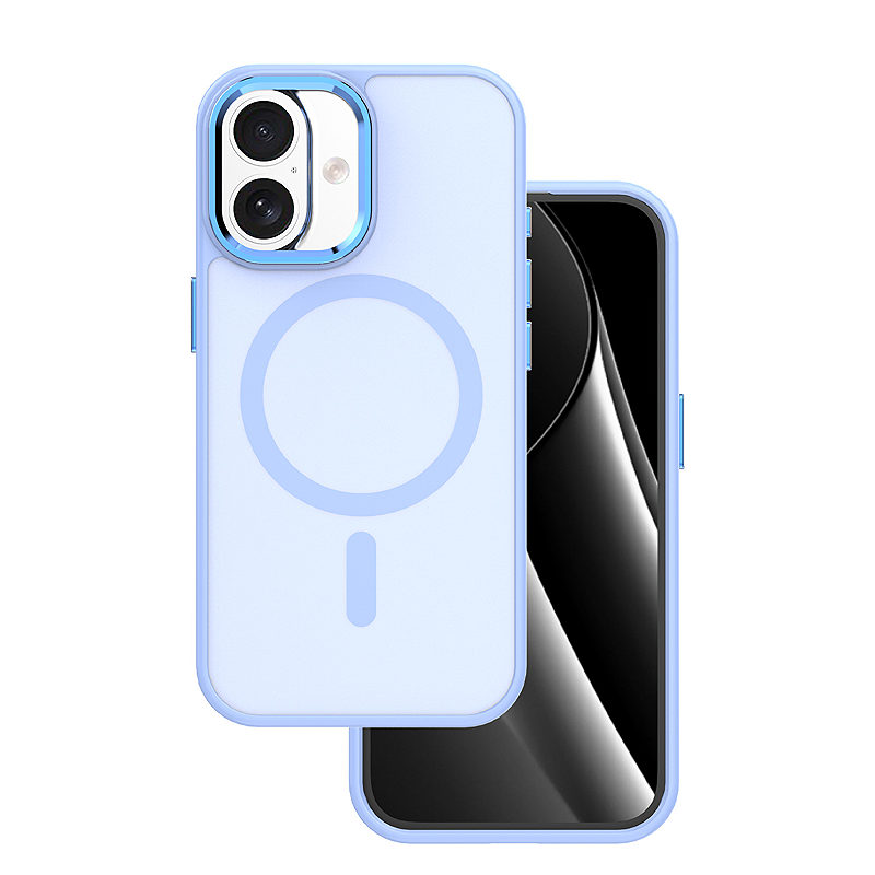 Frozen Mag case for iPhone 16 6,1" light blue