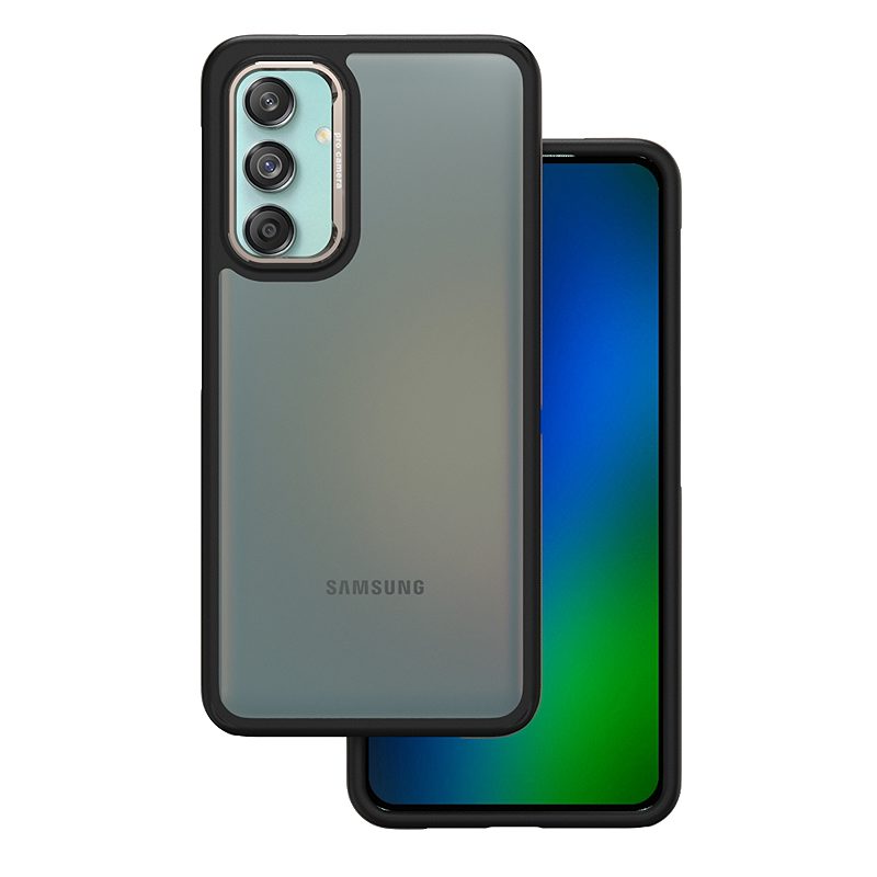 Crystal Black case for Samsung Galaxy M55 5G grey