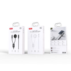 XO wireless inductive charger CX030 black for Apple Watch with cable USB-C -USB-C - Billede 3