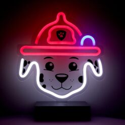 Alternative view of Neon LED on a stand Paw Patrol - Marshall OW-120646
