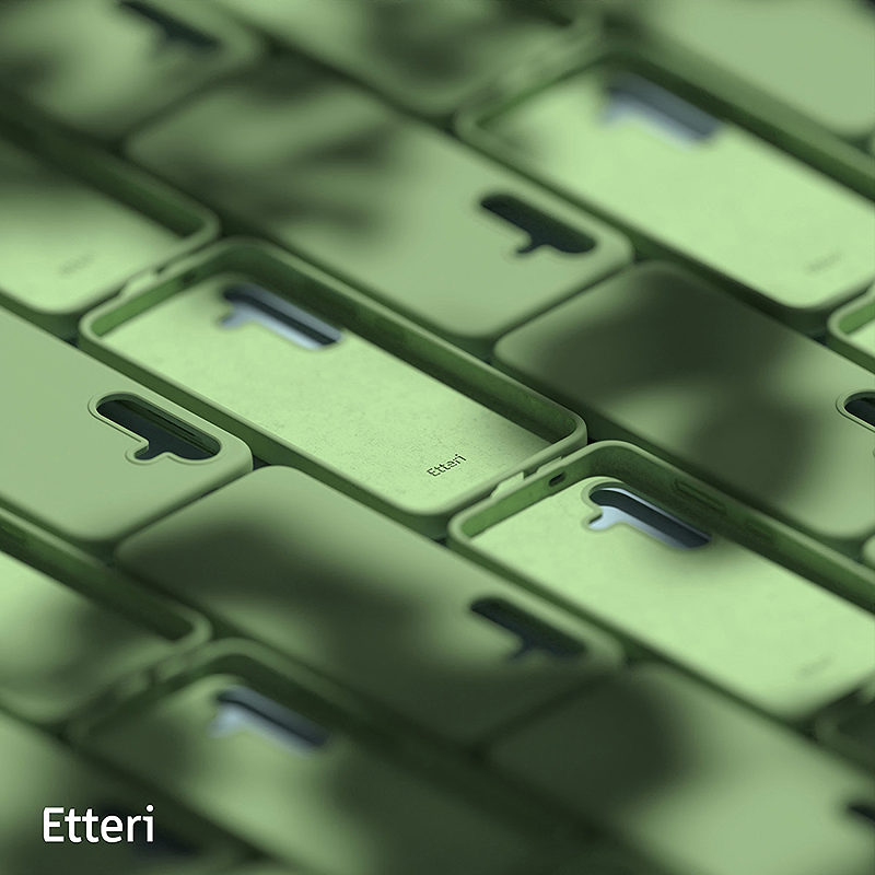 Etteri Silicone case for Samsung Galaxy A36 5G light green