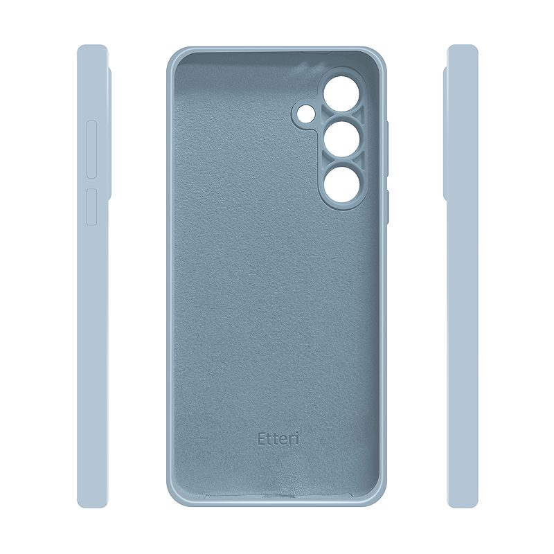 Etteri Silicone case for Samsung Galaxy S24 FE light blue