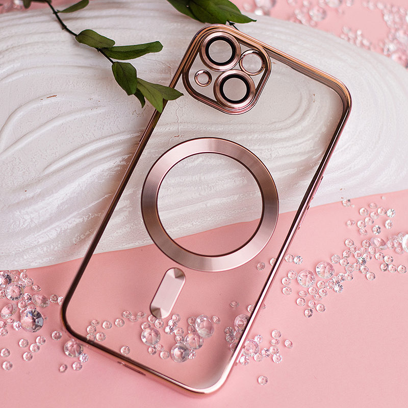 Color Chrome Mag case for Samsung Galaxy A26 5G rose gold