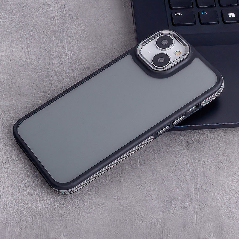 Crystal Black case for Samsung Galaxy S25 Plus grey