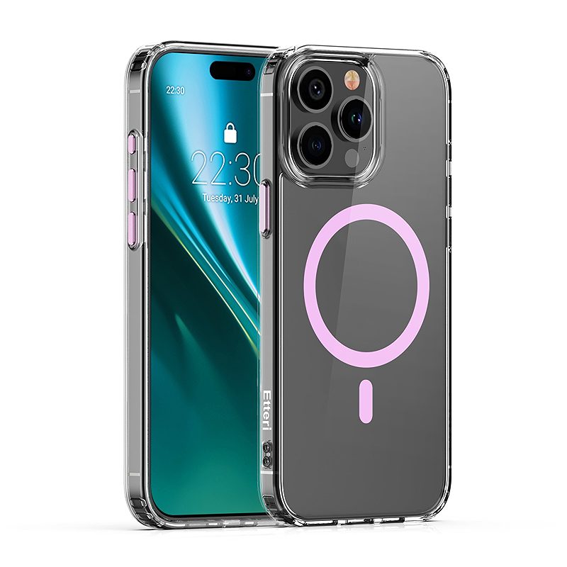 Etteri Color Mag case for iPhone 13 Pro 6,1" pink