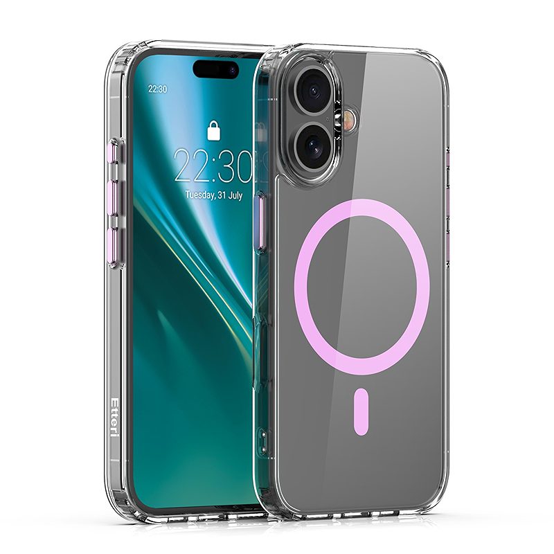 Etteri Color Mag case for iPhone 16 Plus 6,7" pink