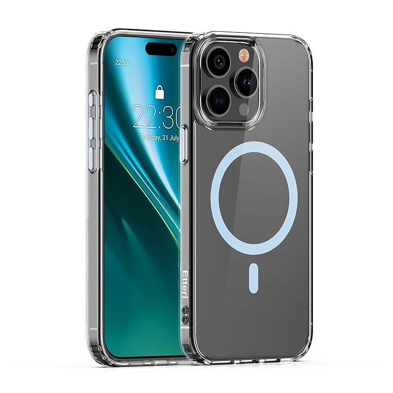 Etteri Color Mag case for iPhone 15 Pro 6,1" light blue