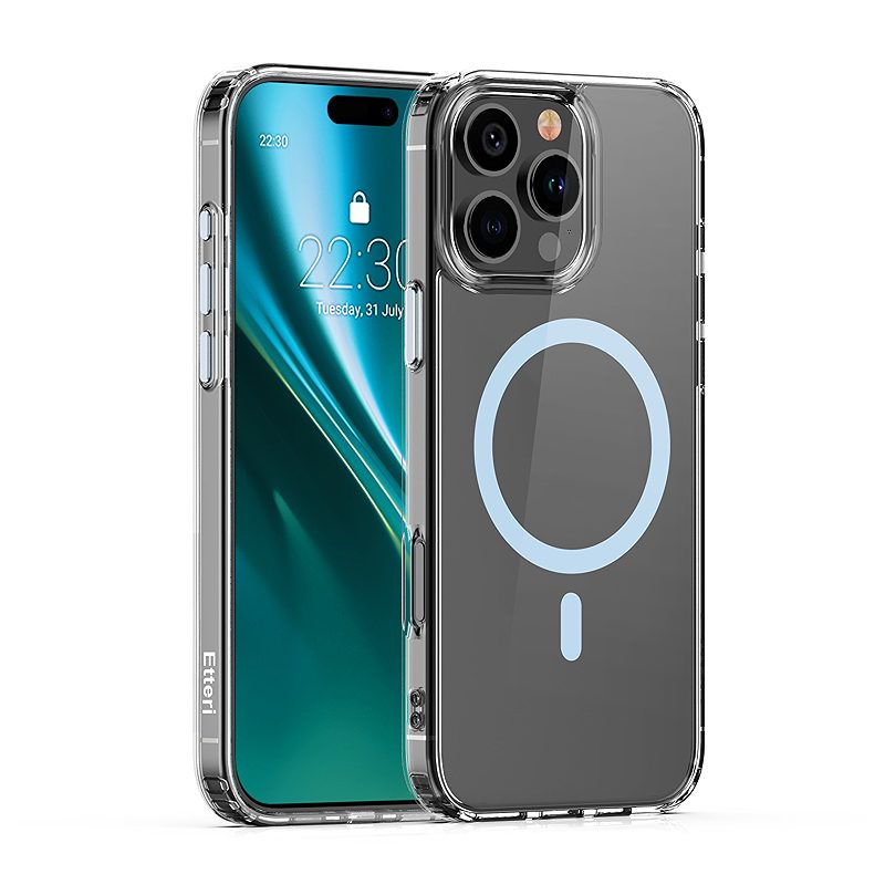Etteri Color Mag case for iPhone 16 Pro Max 6,9" light blue