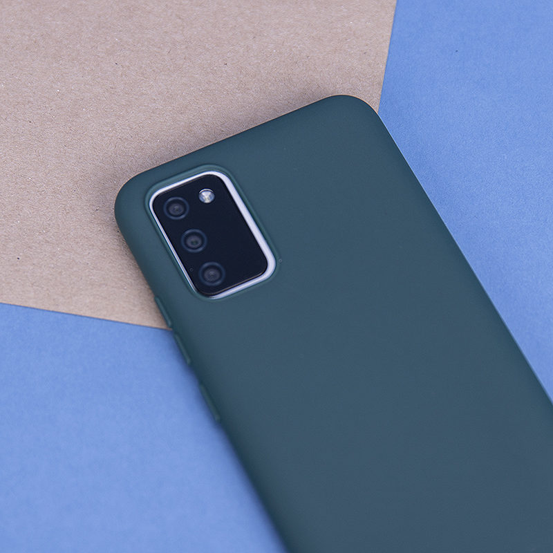 Matt TPU case for Oppo Reno 13F 5G (Global) / 13FS 5G forest green