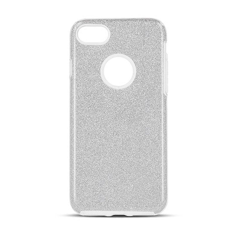 Glitter 3in1 case for iPhone 16e / 17e silver