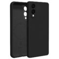 Etteri Silicone Mag case for Samsung Galaxy S25 Edge black