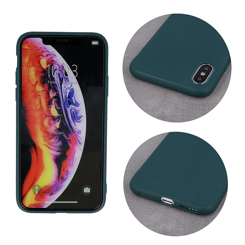 Matt TPU case for Xiaomi Redmi Note 14s 4G forest green