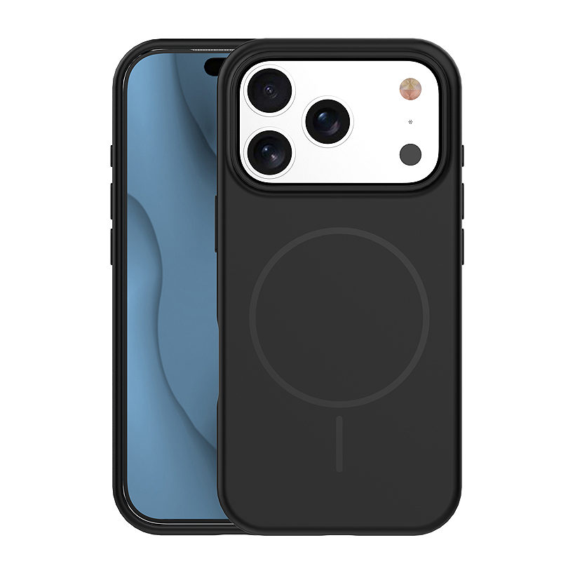 Silicone Thin Mag case for iPhone 17 Pro Max 6,9" / 18 Pro Max 6,9" black