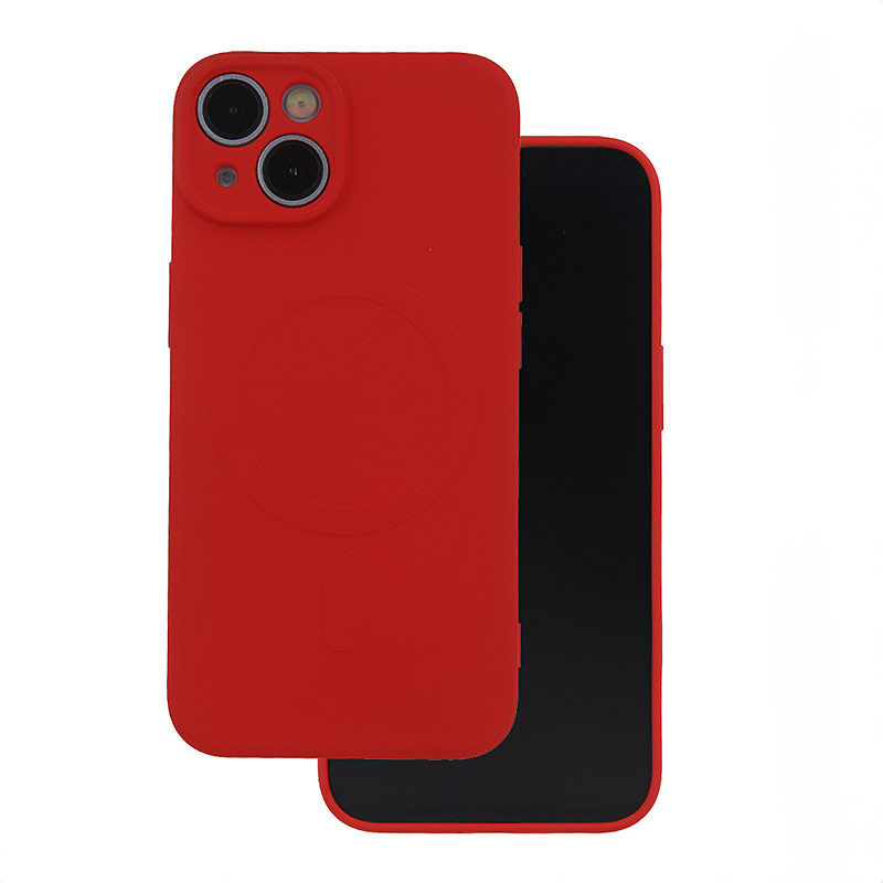 Simple Color Mag case for iPhone 17 6,3" red