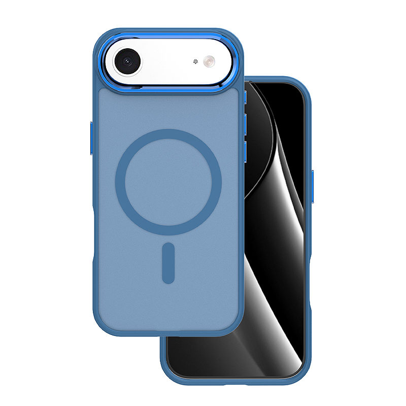 Frozen Mag case for iPhone 17 Air 6,6" navy blue