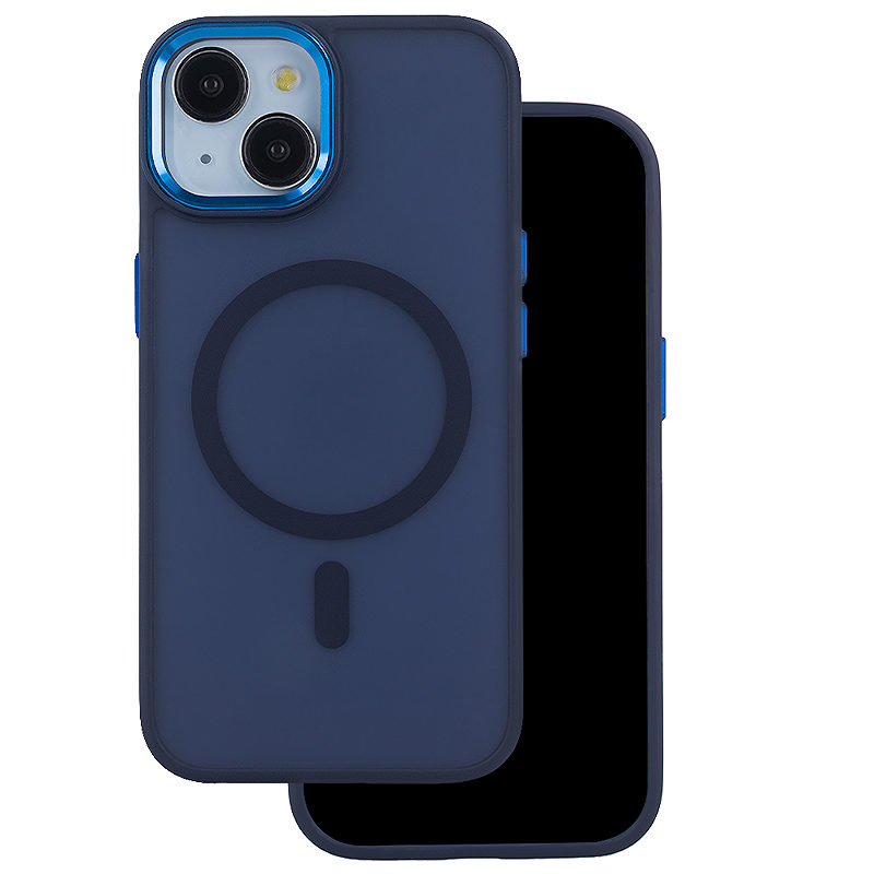 Frozen Mag case for iPhone 17 Air 6,6" navy blue