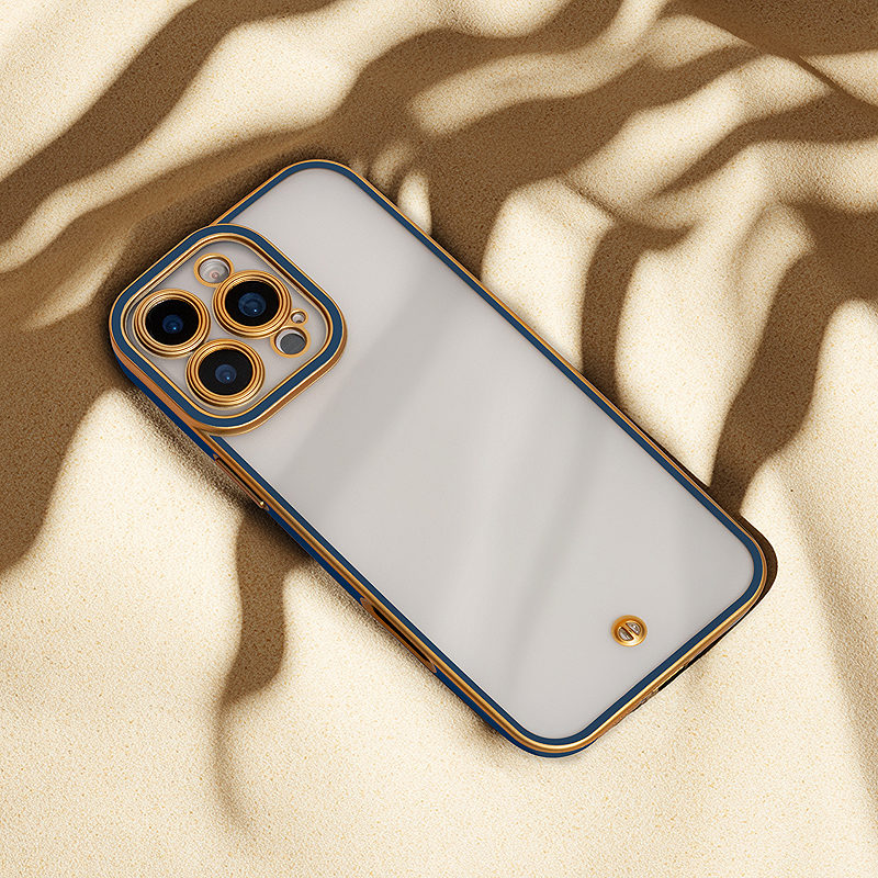 Silky Gold case for Oppo Reno 13F 5G (Global) / 13FS 5G blue