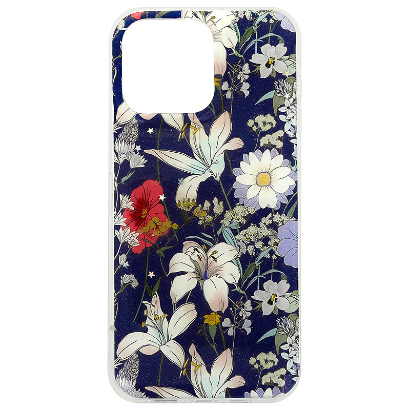 Glow Glam case for Honor 400 lite blue