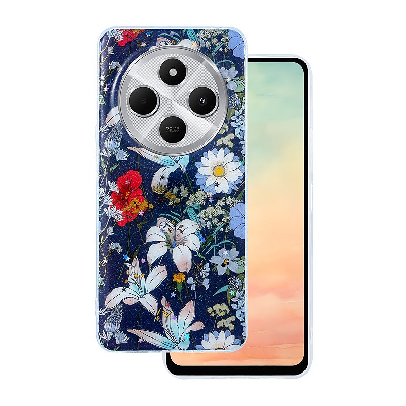 Glow Glam case for Xiaomi Redmi Note 14 Pro 5G (Global) / Note 14 Pro Plus 5G (Global) blue