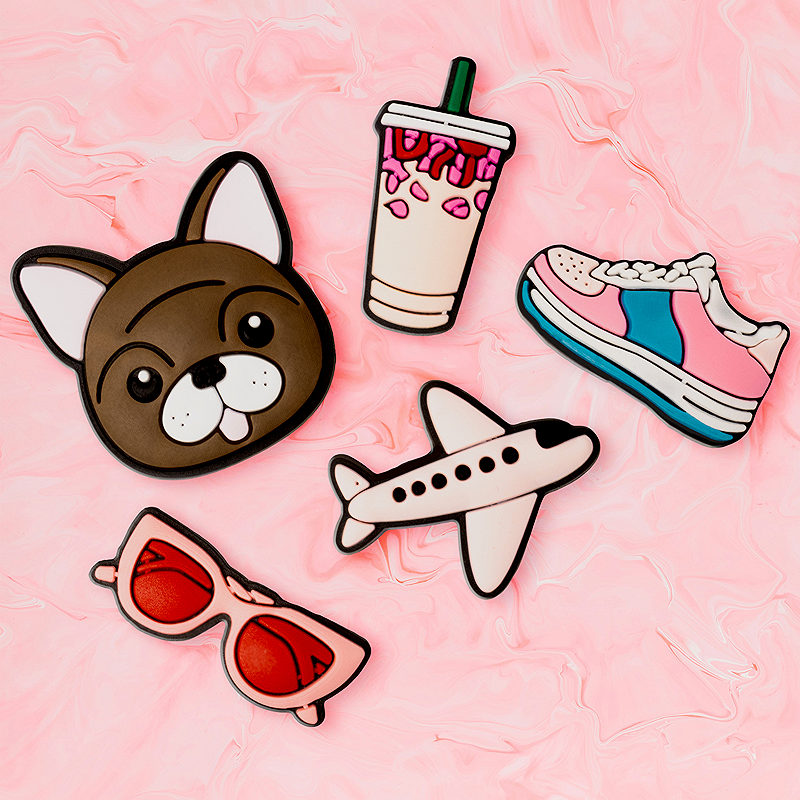 Alternative view of 3D Sticker Pink 5pcs set