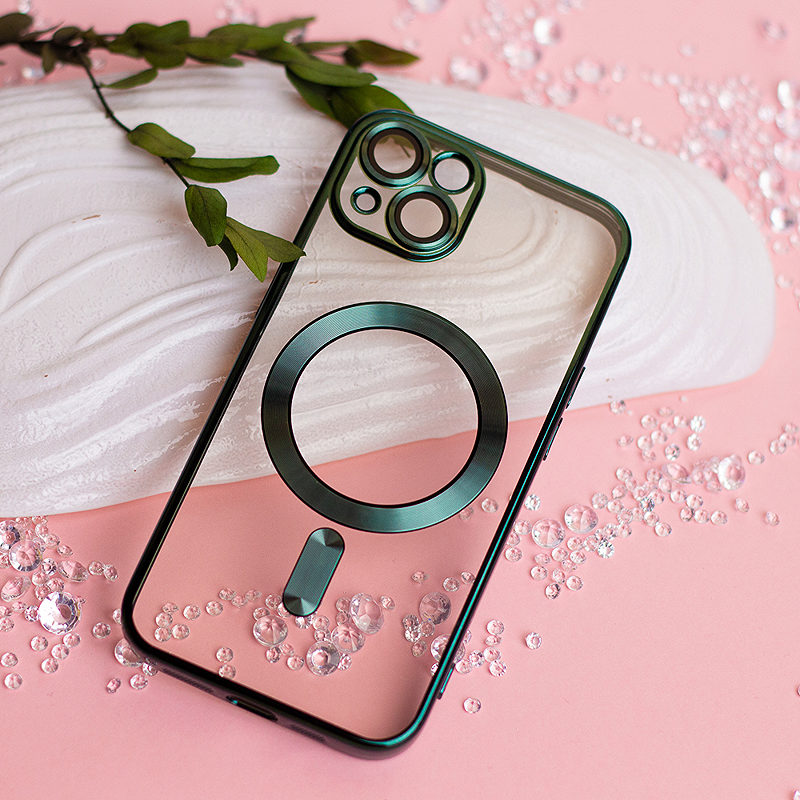 Color Chrome Mag case for Samsung Galaxy S26 Plus green