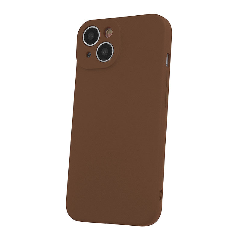 Silicon case for Samsung Galaxy S25 brown