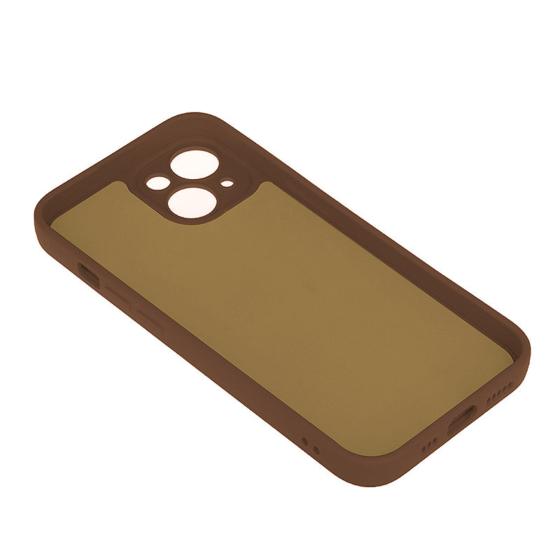 Silicon case for Samsung Galaxy S25 FE brown