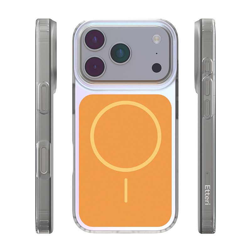 Etteri Hidden Pearl case for iPhone 17 Pro / 18 Pro 6,3" orange